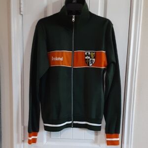 ☘️ Vintage ACE Ireland Track Jacket -Retro 4 Provinces Crest -Medium